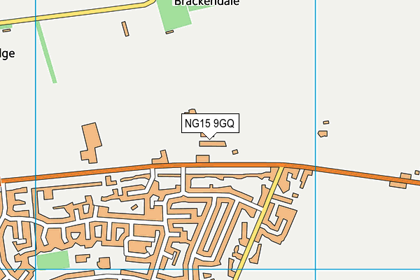 NG15 9GQ map - OS VectorMap District (Ordnance Survey)