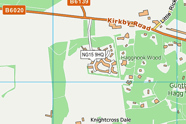 NG15 9HQ map - OS VectorMap District (Ordnance Survey)