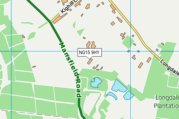 NG15 9HY map - OS VectorMap District (Ordnance Survey)