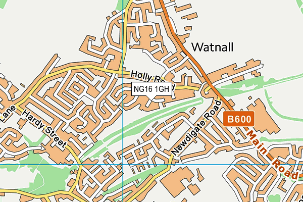 Map of D.W.S (UK) LTD at district scale