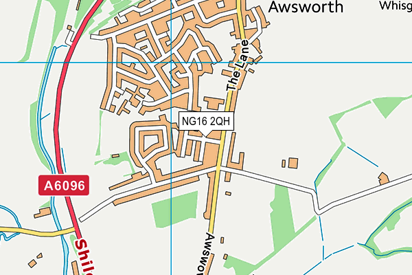 NG16 2QH map - OS VectorMap District (Ordnance Survey)