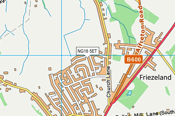 NG16 5ET map - OS VectorMap District (Ordnance Survey)