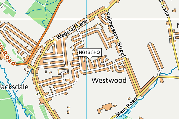 NG16 5HQ map - OS VectorMap District (Ordnance Survey)