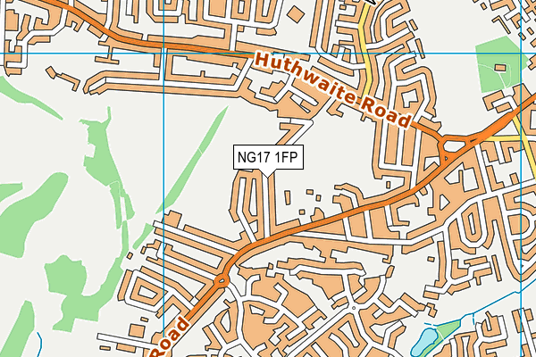 NG17 1FP map - OS VectorMap District (Ordnance Survey)