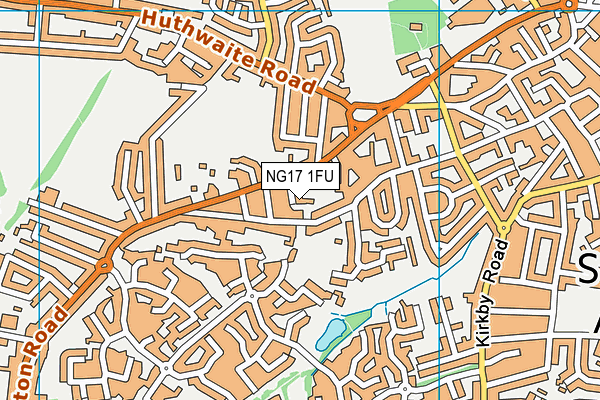 NG17 1FU map - OS VectorMap District (Ordnance Survey)