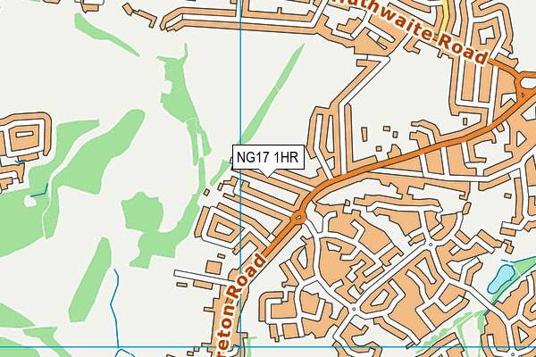 NG17 1HR map - OS VectorMap District (Ordnance Survey)