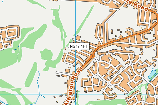 NG17 1HT map - OS VectorMap District (Ordnance Survey)