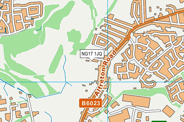NG17 1JQ map - OS VectorMap District (Ordnance Survey)