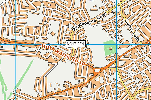 NG17 2EN map - OS VectorMap District (Ordnance Survey)