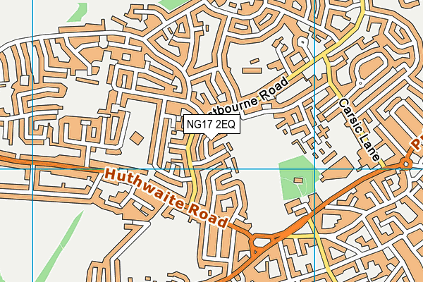 NG17 2EQ map - OS VectorMap District (Ordnance Survey)