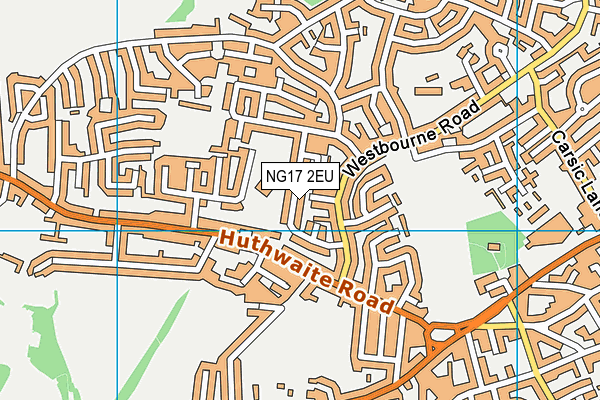 NG17 2EU map - OS VectorMap District (Ordnance Survey)