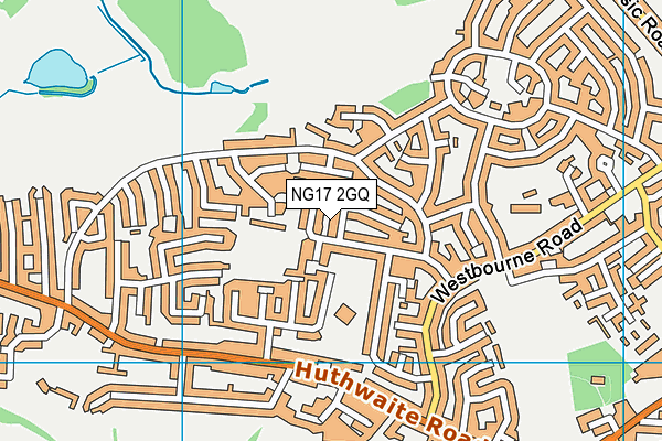 NG17 2GQ map - OS VectorMap District (Ordnance Survey)