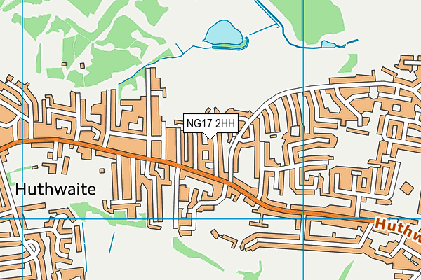 NG17 2HH map - OS VectorMap District (Ordnance Survey)