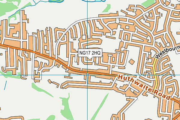 NG17 2HQ map - OS VectorMap District (Ordnance Survey)