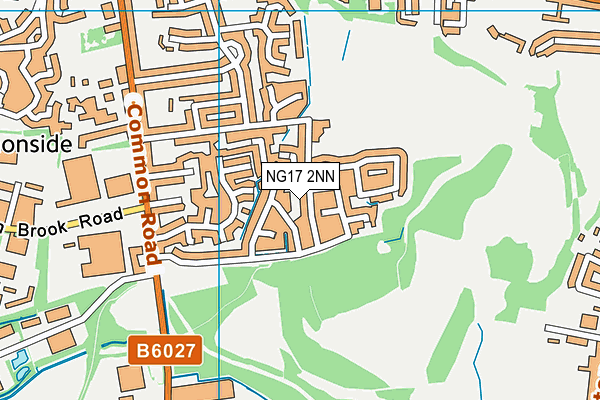 NG17 2NN map - OS VectorMap District (Ordnance Survey)