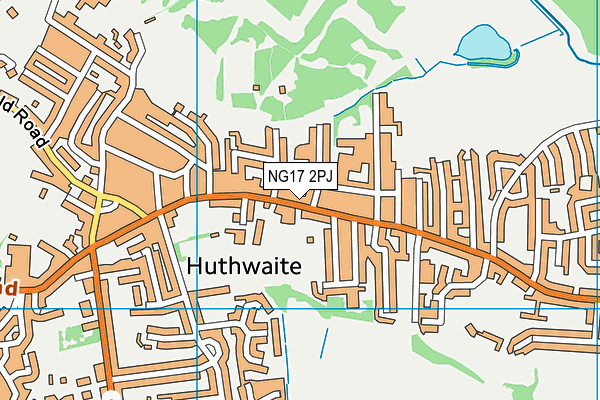 NG17 2PJ map - OS VectorMap District (Ordnance Survey)