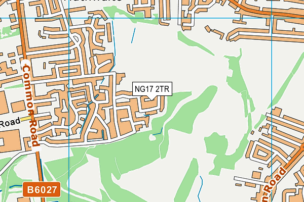 NG17 2TR map - OS VectorMap District (Ordnance Survey)