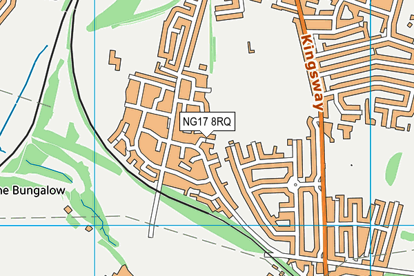 NG17 8RQ map - OS VectorMap District (Ordnance Survey)