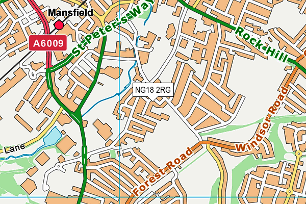 King Edward Primary School & Nursery map (NG18 2RG) - OS VectorMap District (Ordnance Survey)