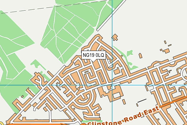 NG19 0LQ map - OS VectorMap District (Ordnance Survey)