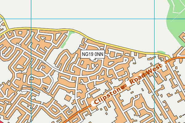 NG19 0NN map - OS VectorMap District (Ordnance Survey)