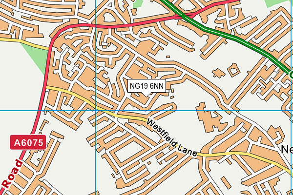 NG19 6NN map - OS VectorMap District (Ordnance Survey)