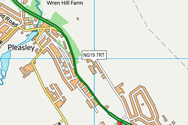 Farmilo Primary School and Nursery map (NG19 7RT) - OS VectorMap District (Ordnance Survey)