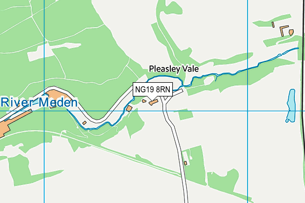 NG19 8RN map - OS VectorMap District (Ordnance Survey)