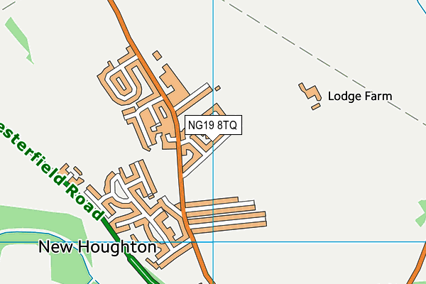 NG19 8TQ map - OS VectorMap District (Ordnance Survey)