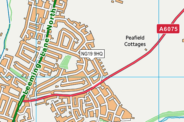 NG19 9HQ map - OS VectorMap District (Ordnance Survey)