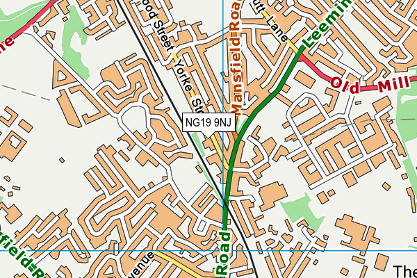 Map of C E CYCLING LIMITED at district scale