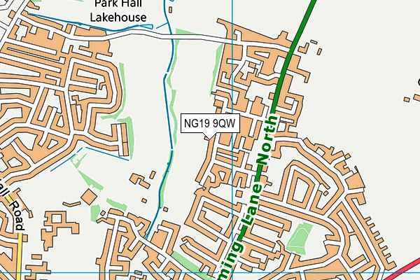 Map of CB CONSTRUCTION NOTTINGHAM LTD at district scale