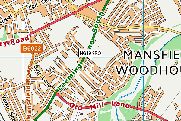 NG19 9RQ map - OS VectorMap District (Ordnance Survey)