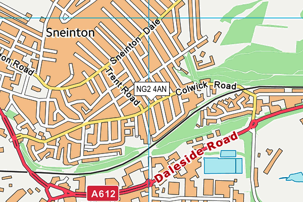 NG2 4AN map - OS VectorMap District (Ordnance Survey)