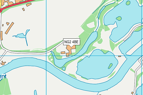 NG2 4BE map - OS VectorMap District (Ordnance Survey)