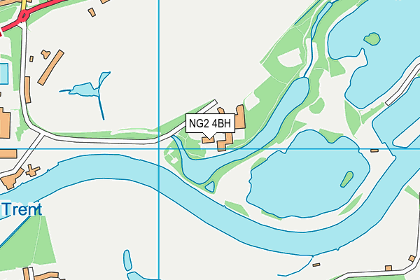 NG2 4BH map - OS VectorMap District (Ordnance Survey)