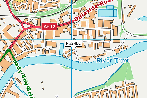 NG2 4DL map - OS VectorMap District (Ordnance Survey)