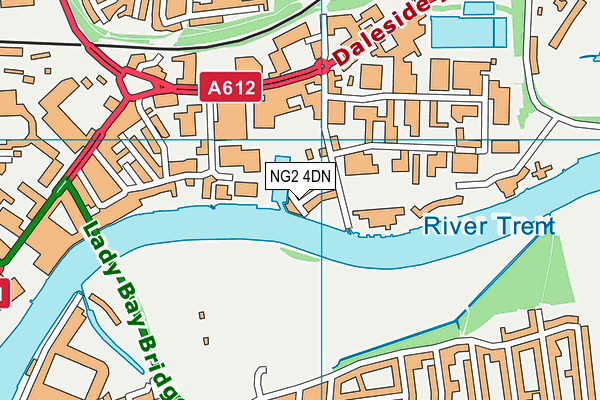 NG2 4DN map - OS VectorMap District (Ordnance Survey)