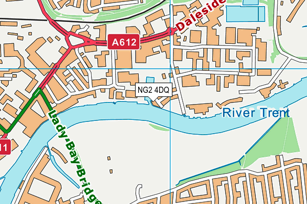 NG2 4DQ map - OS VectorMap District (Ordnance Survey)