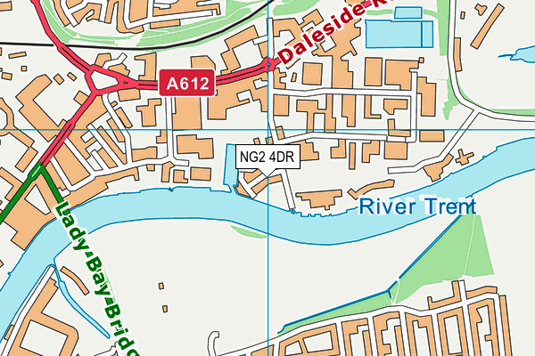 NG2 4DR map - OS VectorMap District (Ordnance Survey)