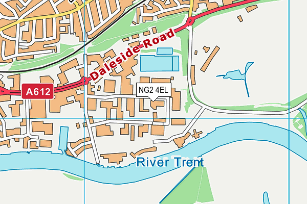 NG2 4EL map - OS VectorMap District (Ordnance Survey)
