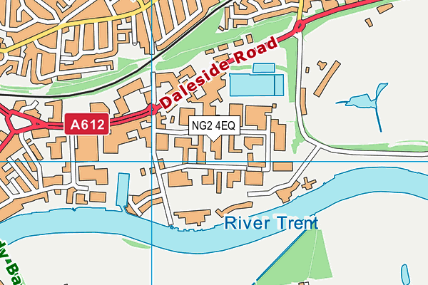 Stones Gym (Closed) map (NG2 4EQ) - OS VectorMap District (Ordnance Survey)