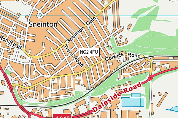NG2 4FU map - OS VectorMap District (Ordnance Survey)