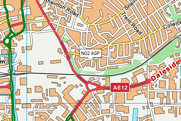NG2 4GP map - OS VectorMap District (Ordnance Survey)