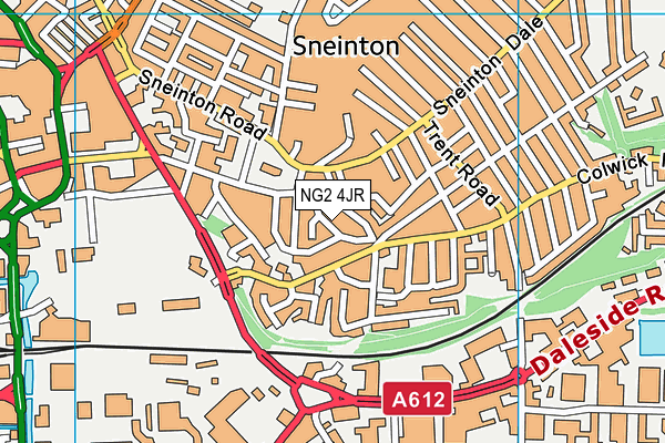 NG2 4JR map - OS VectorMap District (Ordnance Survey)