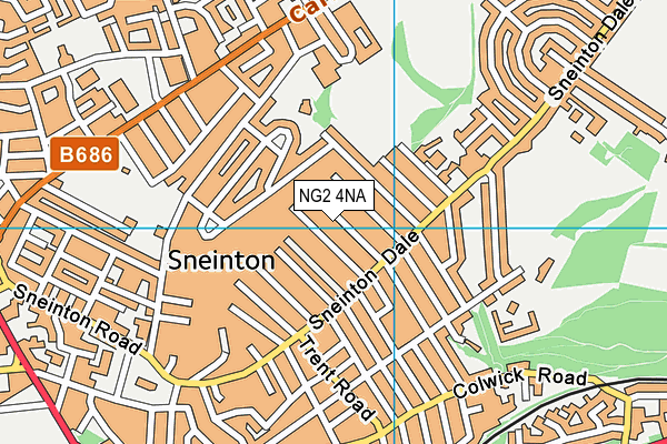NG2 4NA map - OS VectorMap District (Ordnance Survey)
