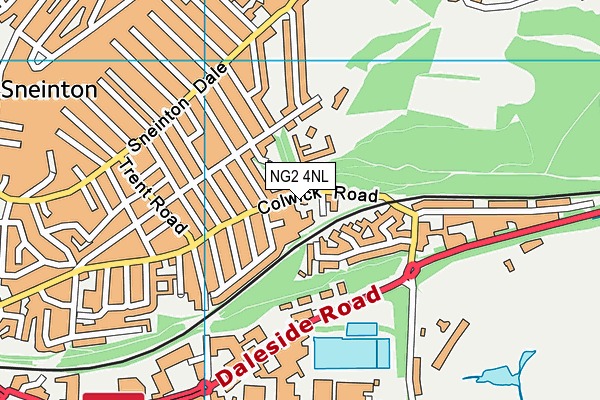 NG2 4NL map - OS VectorMap District (Ordnance Survey)