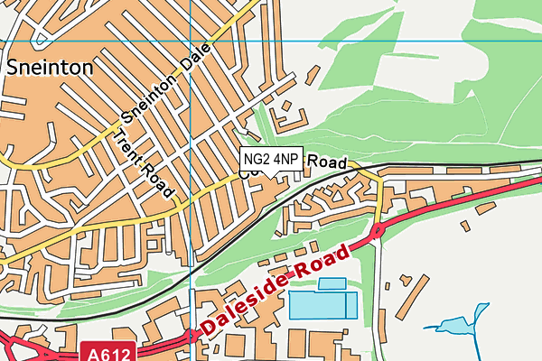 NG2 4NP map - OS VectorMap District (Ordnance Survey)