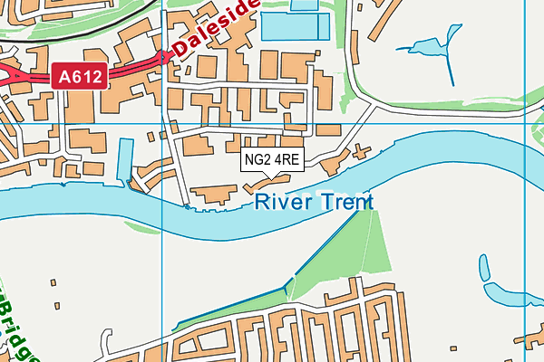 NG2 4RE map - OS VectorMap District (Ordnance Survey)