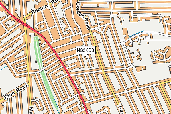 West Bridgford Junior School map (NG2 6DB) - OS VectorMap District (Ordnance Survey)
